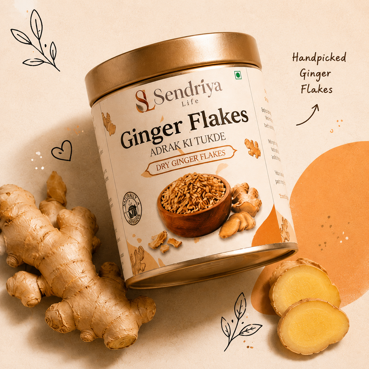 Dry Ginger Flakes